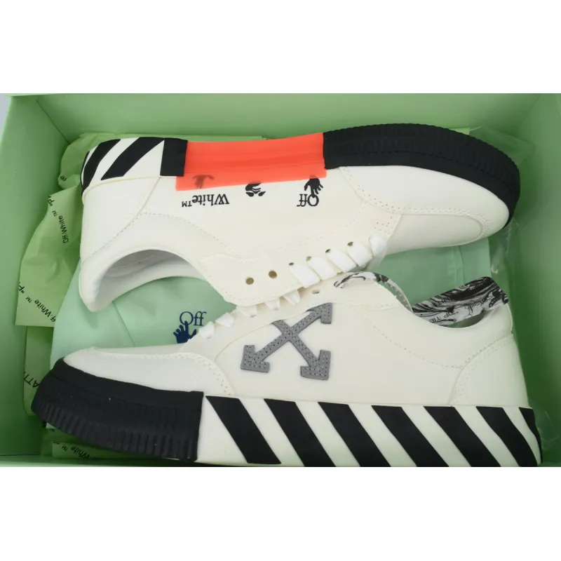 OFF-WHITE Vulc Low White Grey OMIA085F21FAB0010155