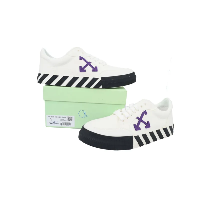 OFF-WHITE Vulc Low White Purple OMIA085R21FAB0010137