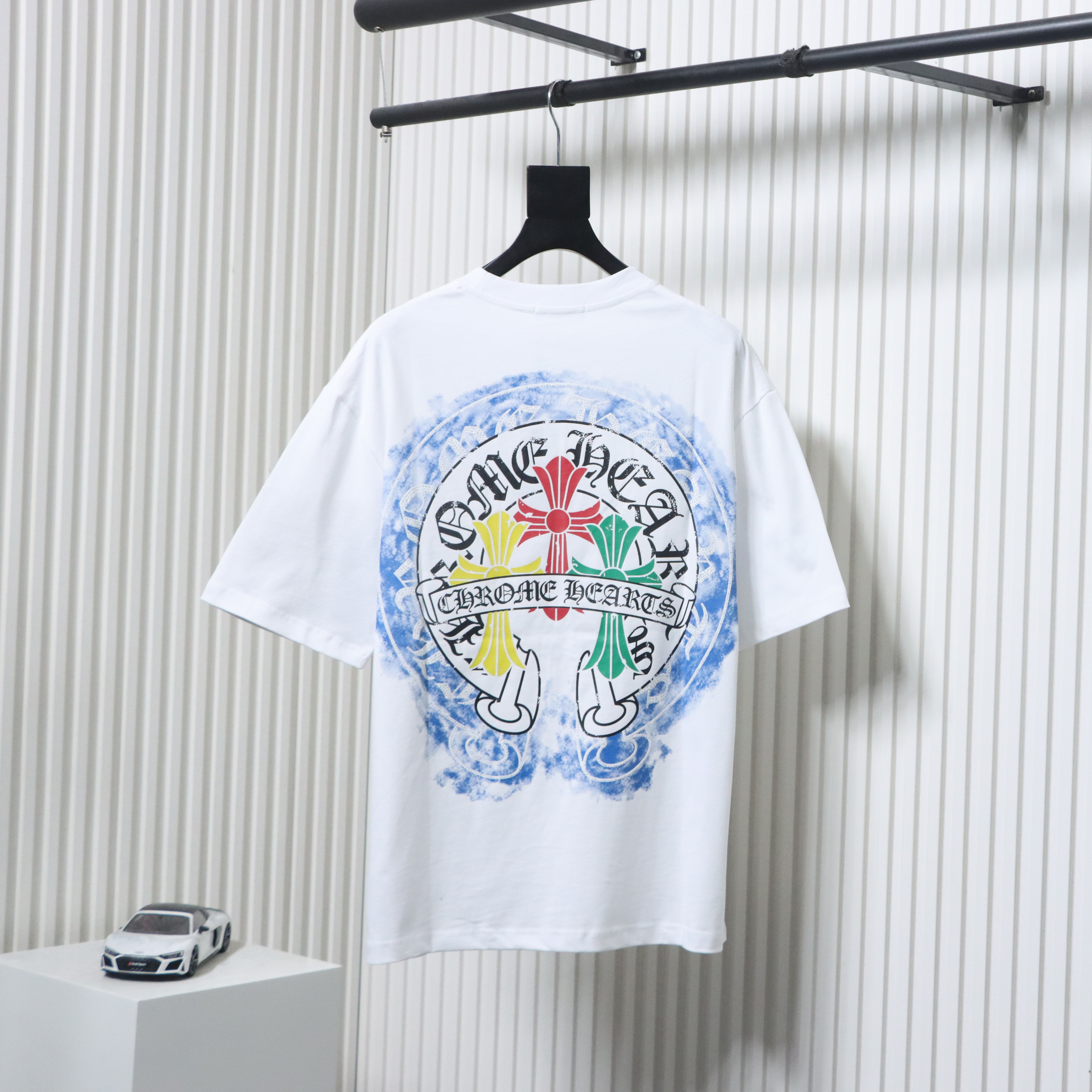 Chrome Hearts Summer New T-shirt Black and White