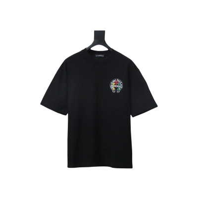 Chrome Hearts Summer New T-shirt Black and White 02