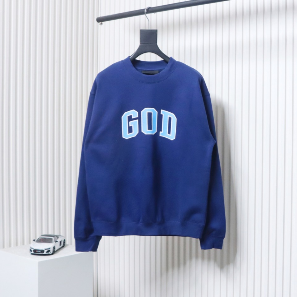 Fear of God FOG Hoodie Dark Blue