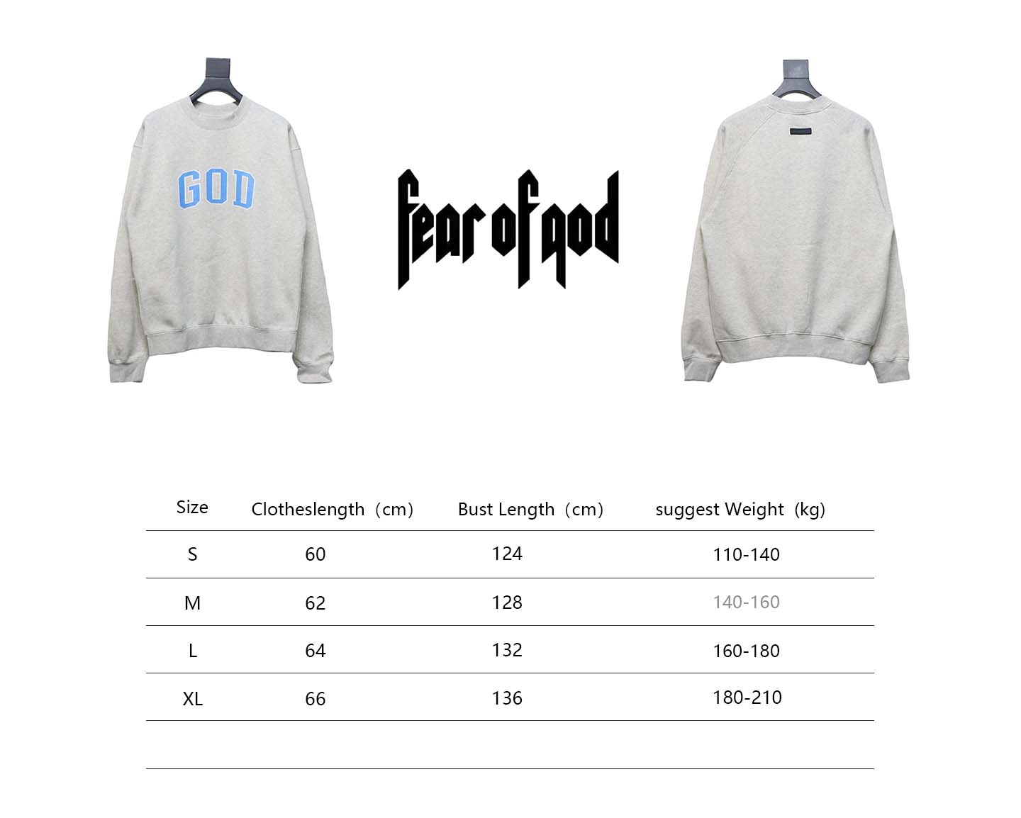 Fear of God FOG Hoodie Grey