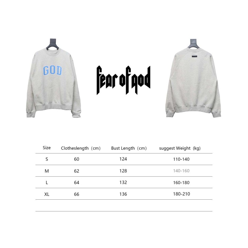Fear of God FOG Hoodie Grey
