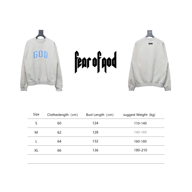 Fear of God FOG Hoodie Grey