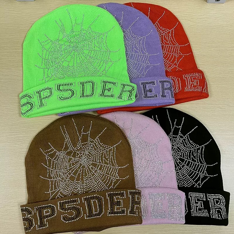 Sp5der Web Beanies Multiple Colors