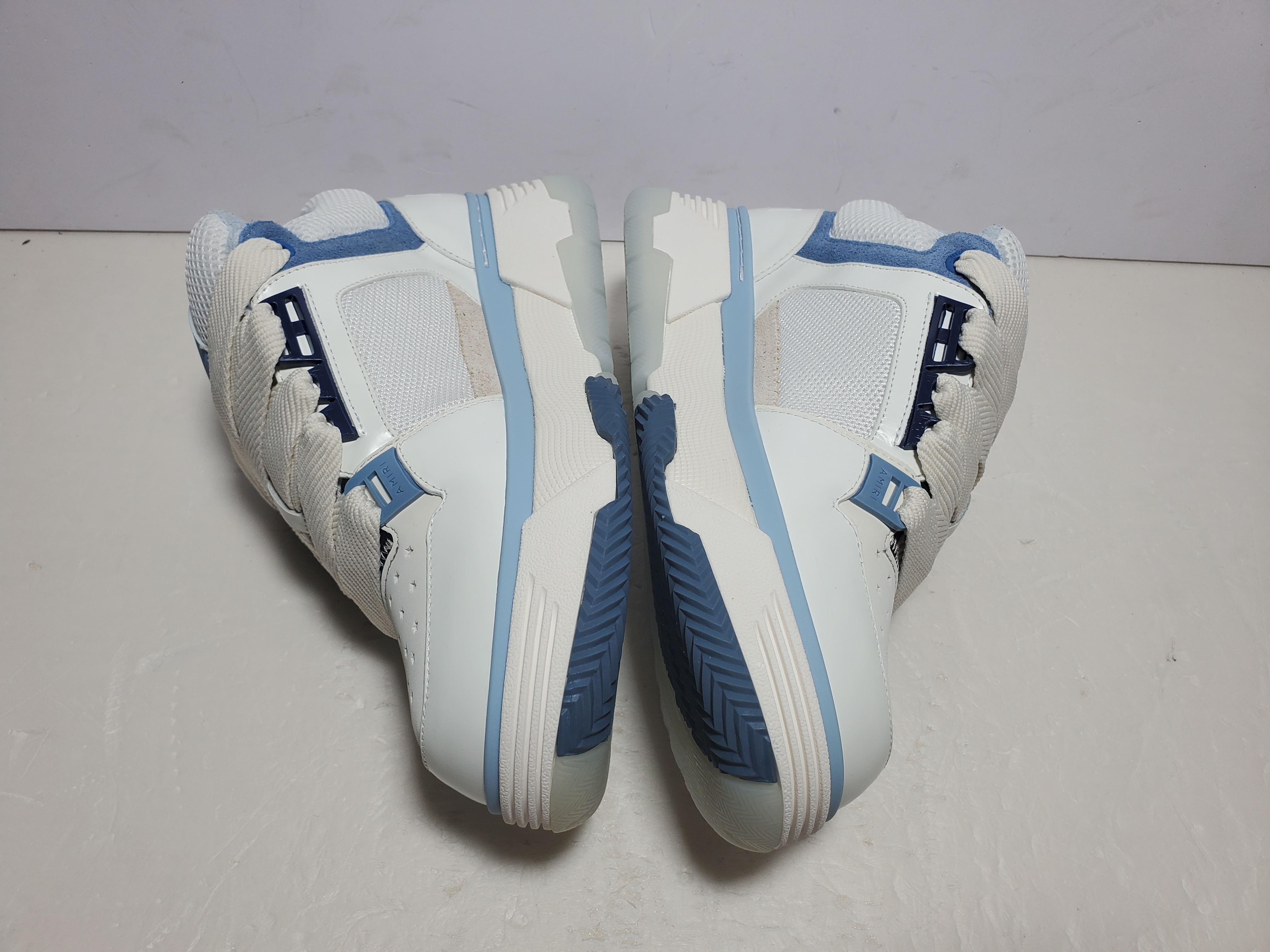 AMIRI MA-1 Leather White Blue