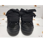 Lanvin Leather Curb Triple Black