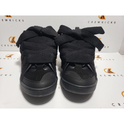 Lanvin Leather Curb Triple Black 02