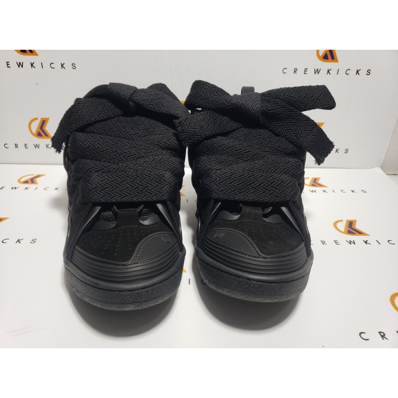 Lanvin Leather Curb Triple Black