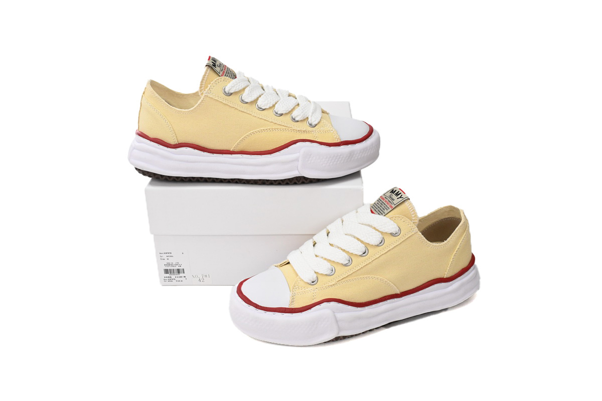 Maison Mihara Yasuhiro Peterson OG Sole Canvas Low Natural
