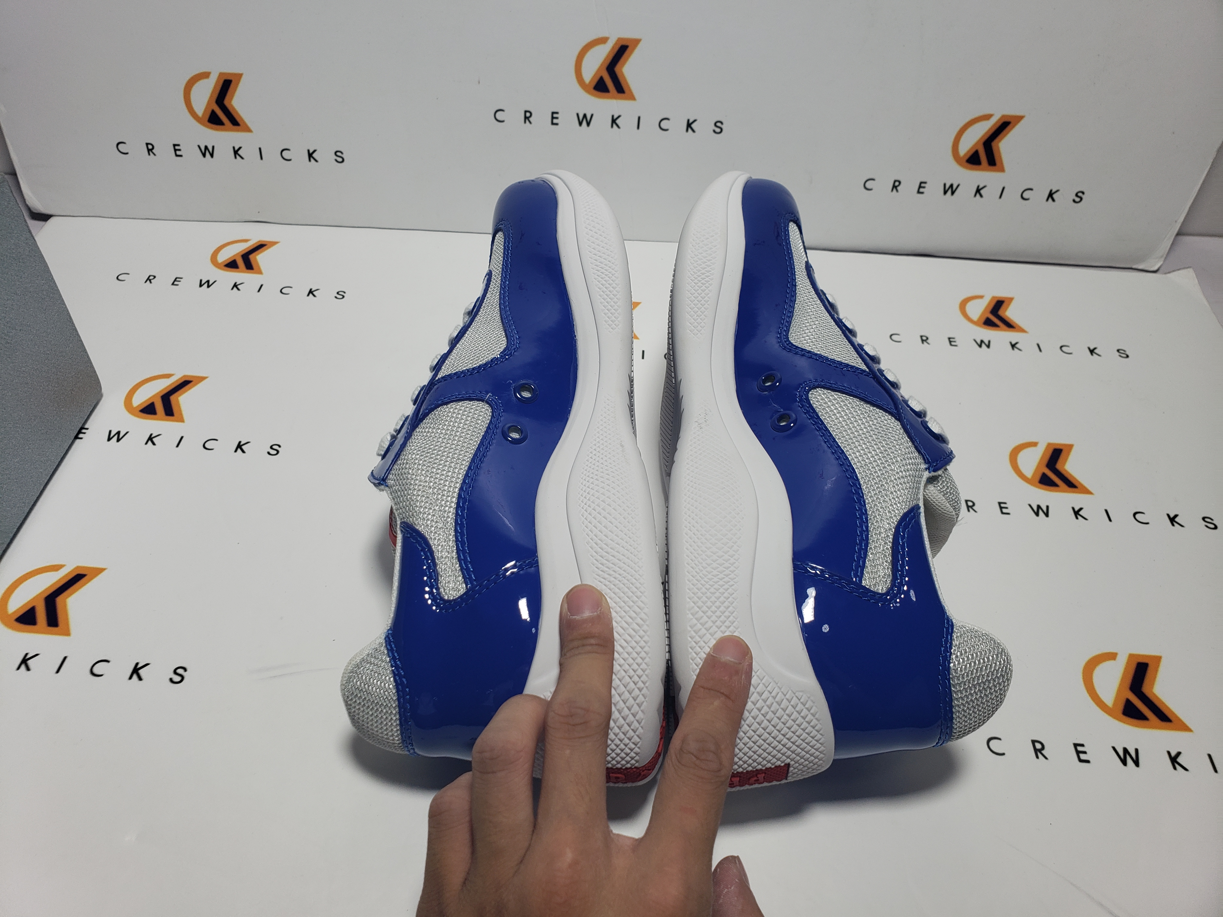 Prada America's Cup Sneaker Black Blue