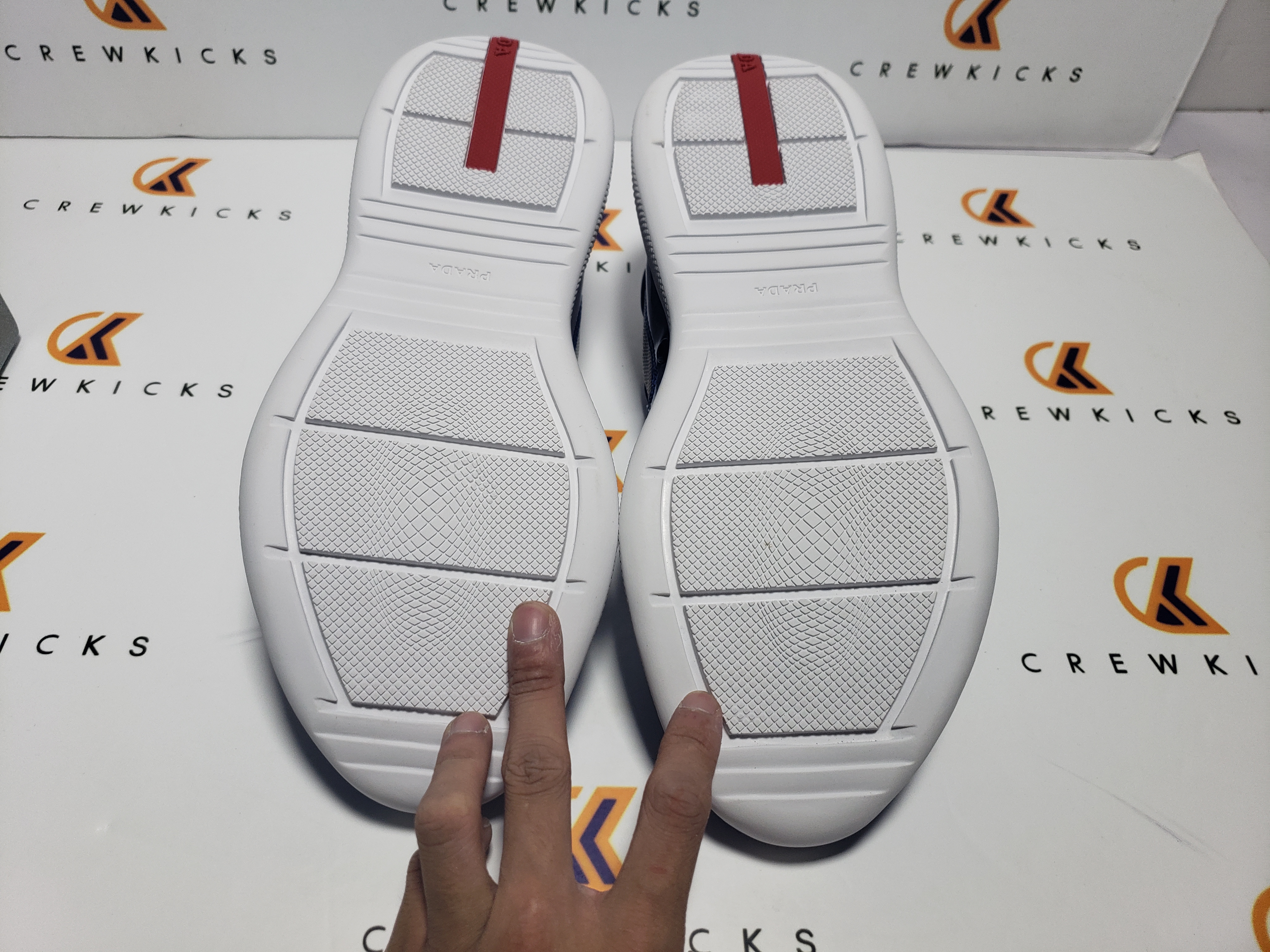 Prada America's Cup Sneaker Black Blue