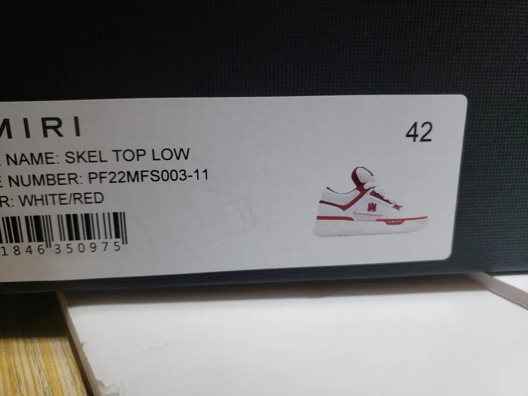 AMIRI MA-1 Leather Red