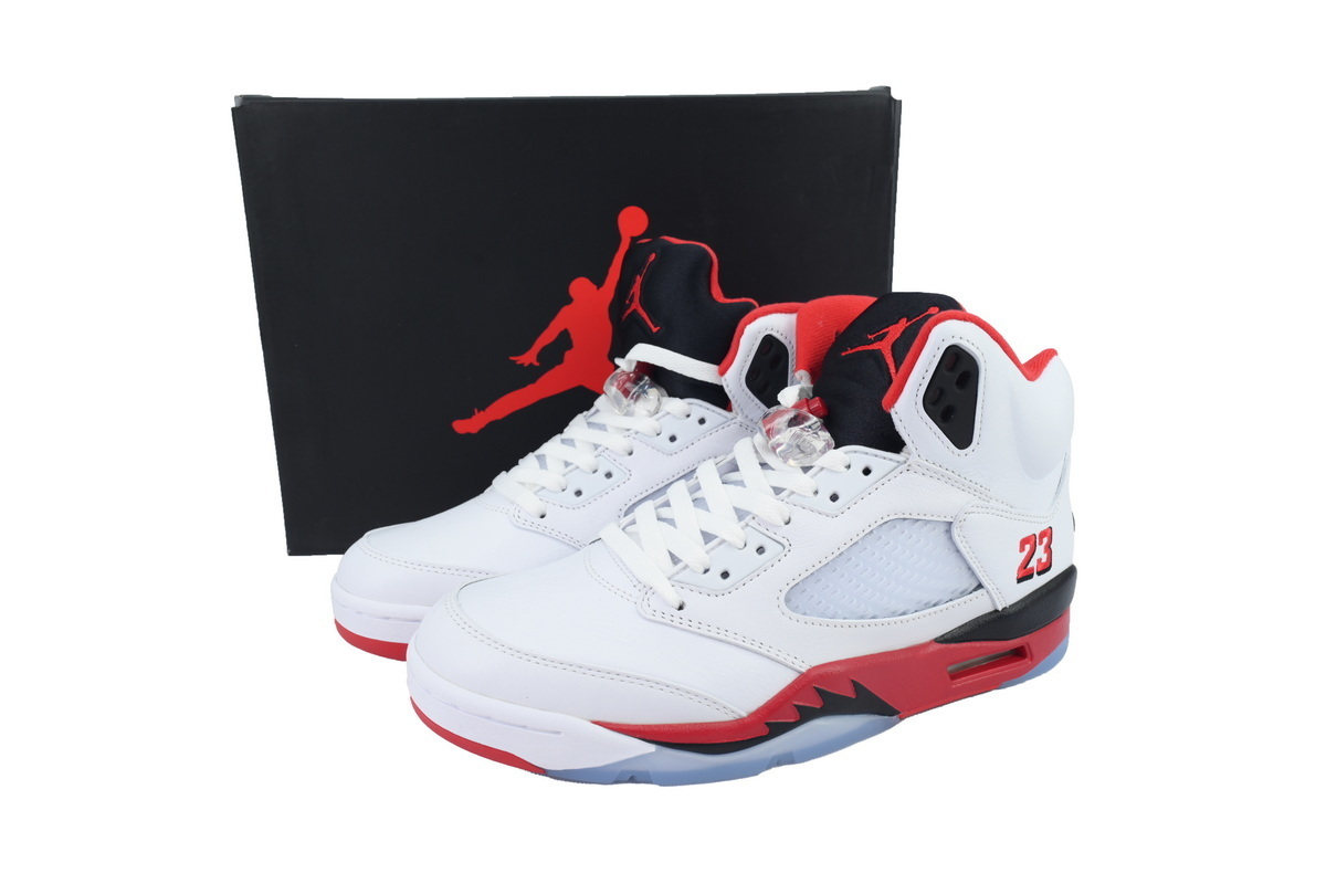 Jordan 5 Retro Fire Red Black Tongue 2025 HQ7978-101