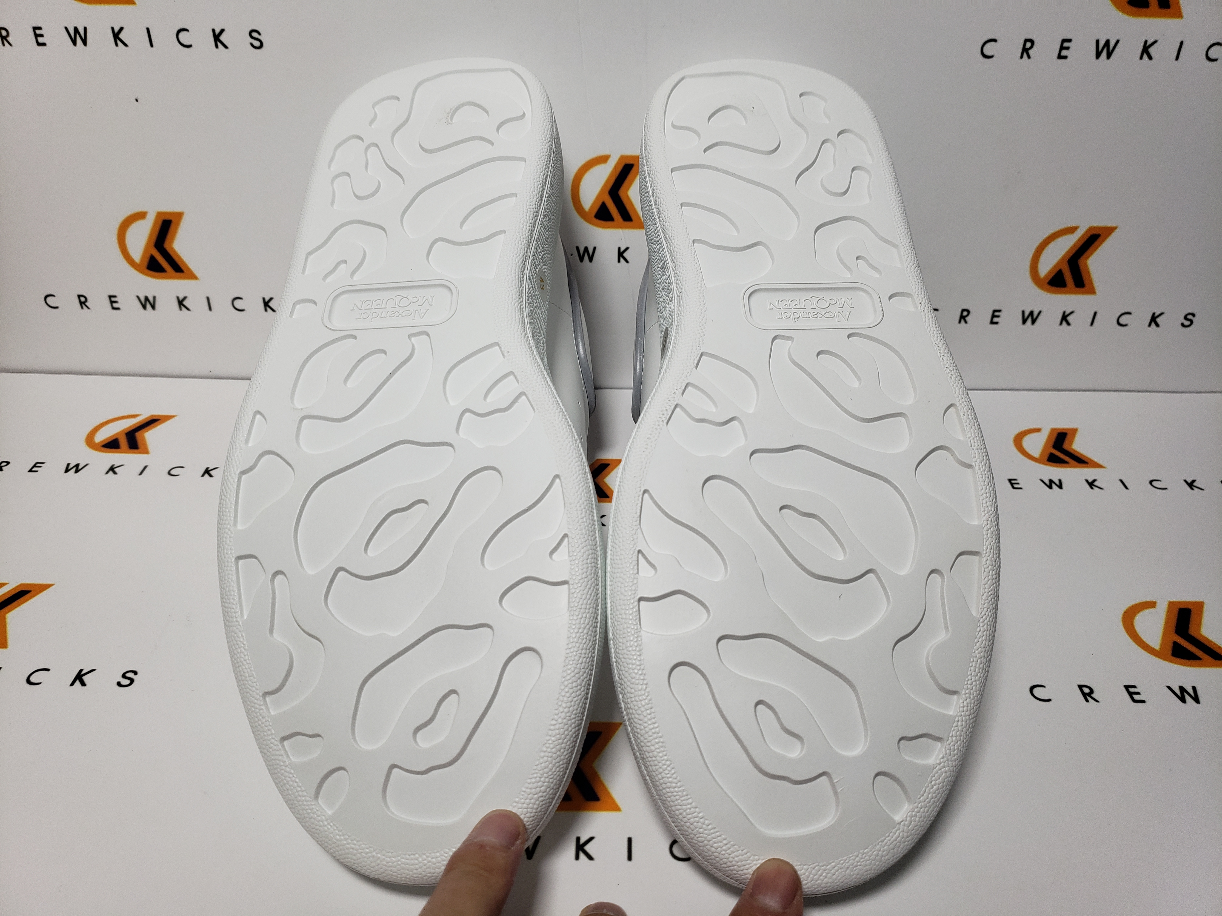  Alexander McQueen Black White Outline