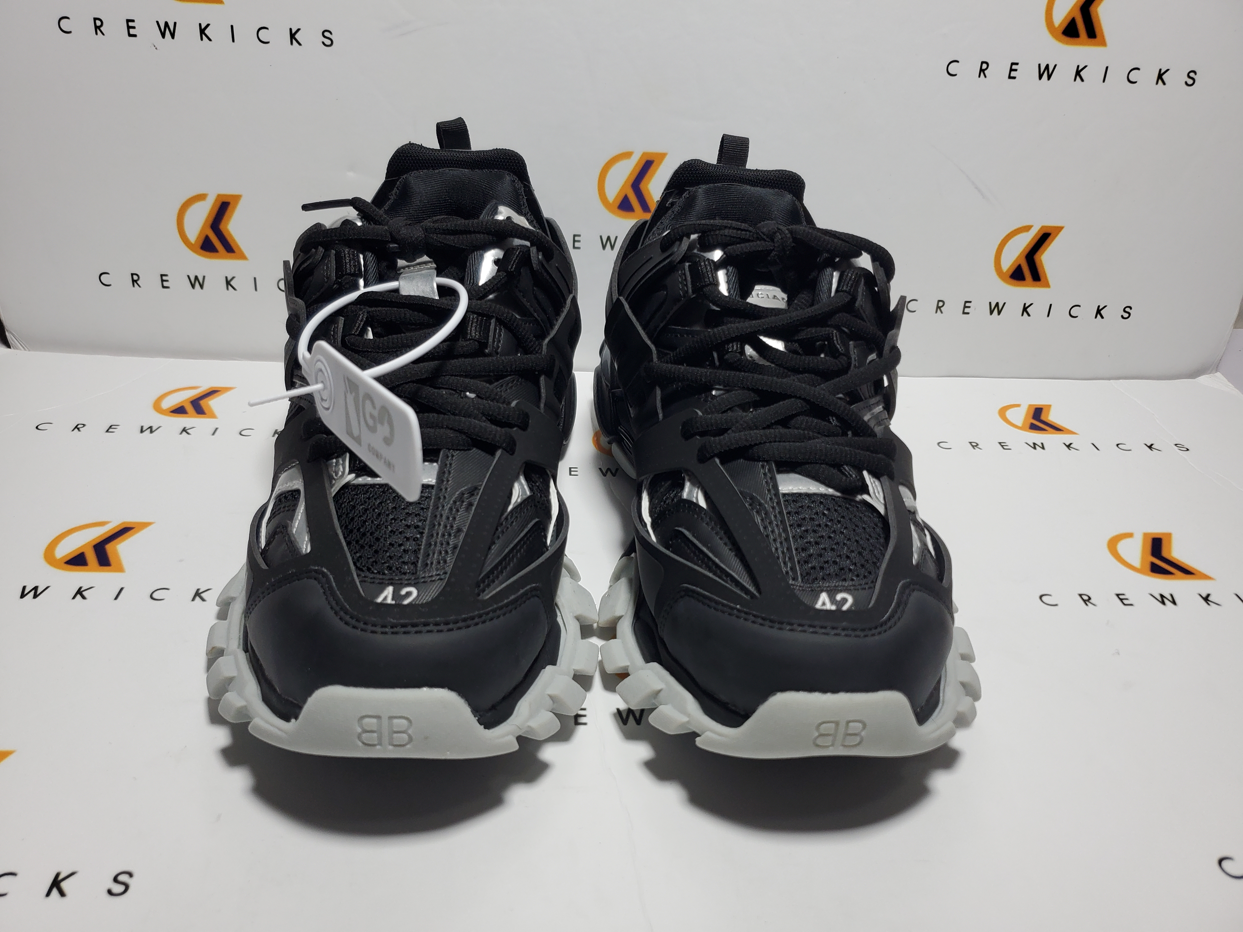 Balenciaga Track Black Silver  542023W2FSC1081