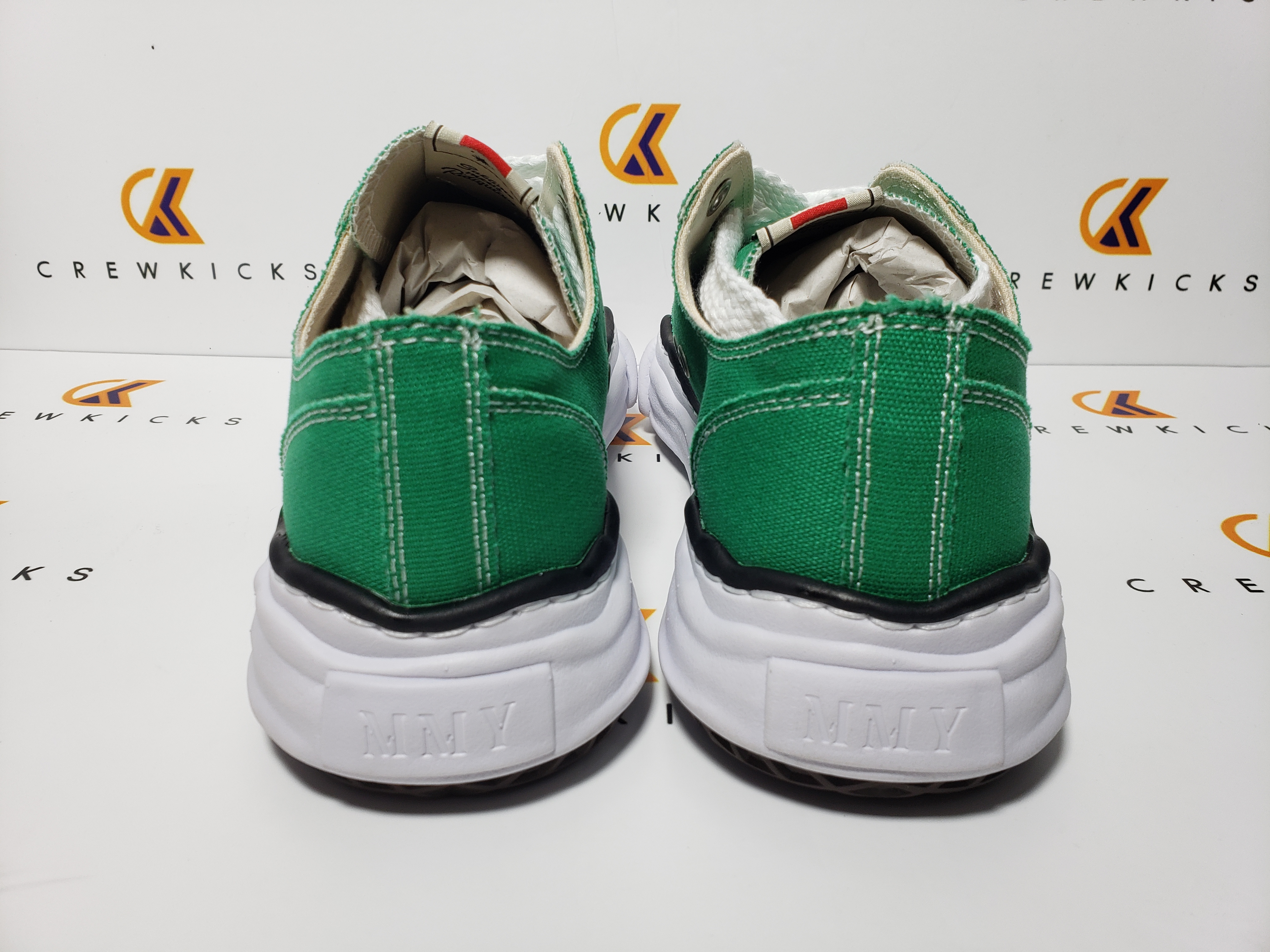 Maison Mihara Yasuhiro Peterson OG Sole Canvas Low Green