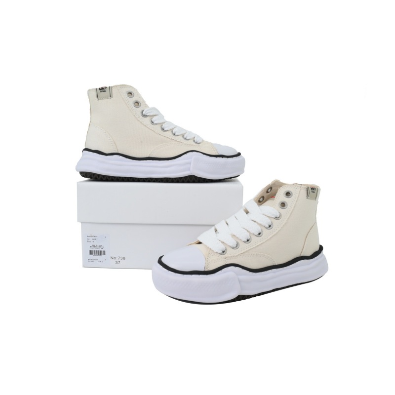 Maison Mihara Yasuhiro Peterson OG Sole Canvas High White NO.738