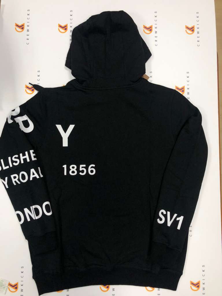 Burberry Print Hoodie Black