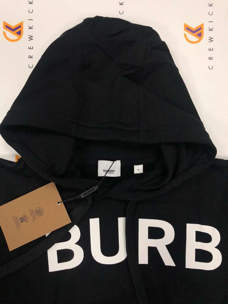 Burberry Print Hoodie Black