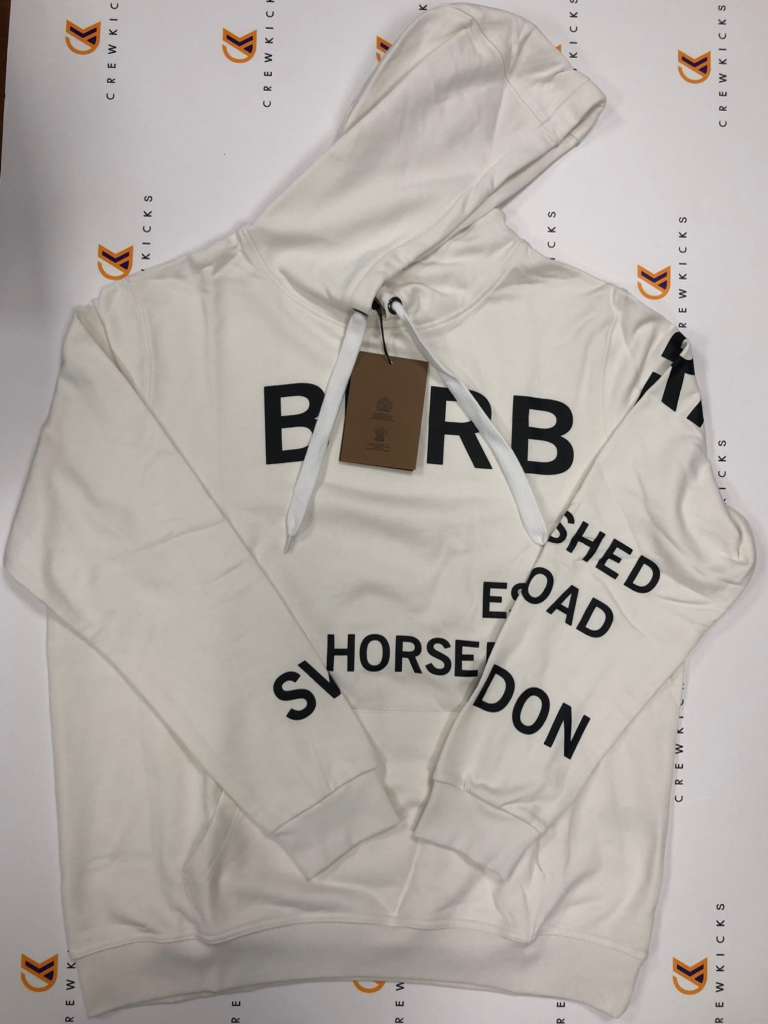 Burberry Print Hoodie White