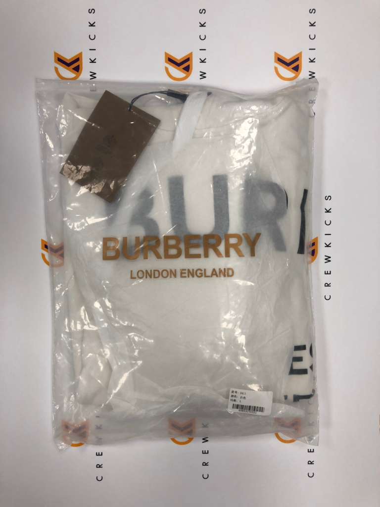 Burberry Print Hoodie White