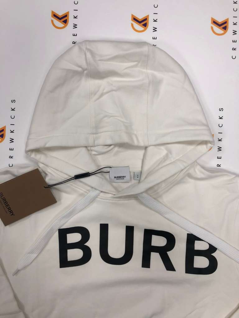 Burberry Print Hoodie White