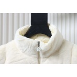 Moncler Velvet Down Vest White