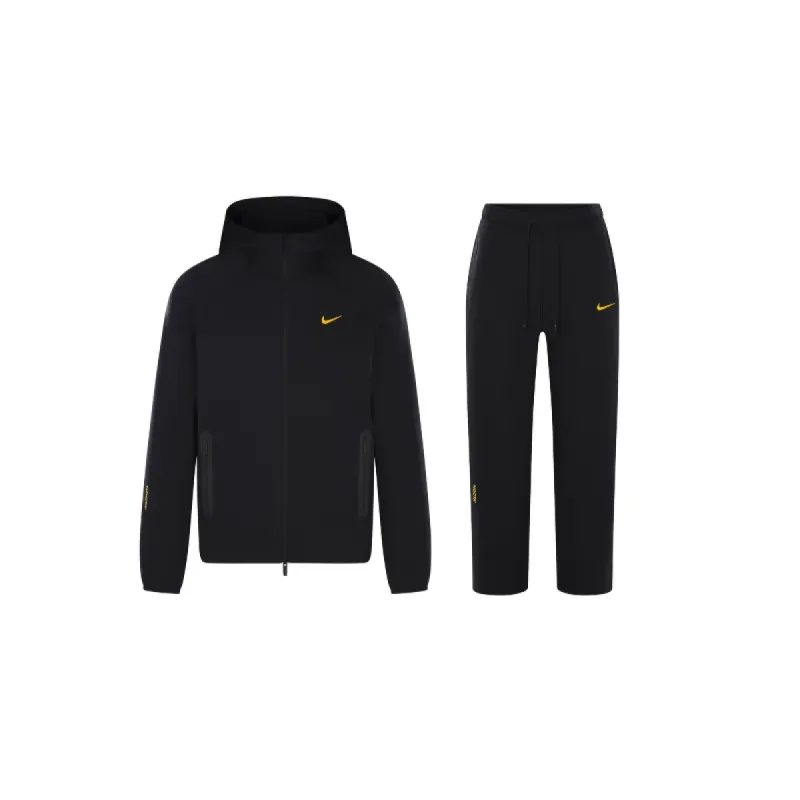 Nike Sportswear x NOCTA Tech Fleece Full Zip Hoodie & Joggers Set Black