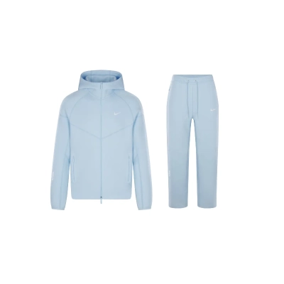 Nike Sportswear x NOCTA Tech Fleece Full Zip Hoodie & Joggers Set Cobalt Tint 01