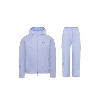 Nike Sportswear x NOCTA Tech Fleece Full Zip Hoodie & Joggers Set Palest Purple 01