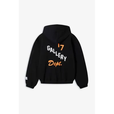 Gallery Dept. Boxing Merch Full Zip Hoodie Wahed Black 02