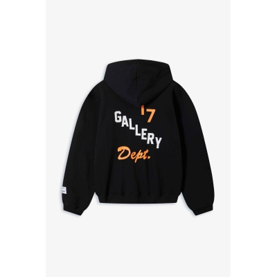 Gallery Dept. Boxing Merch Full Zip Hoodie Wahed Black 02