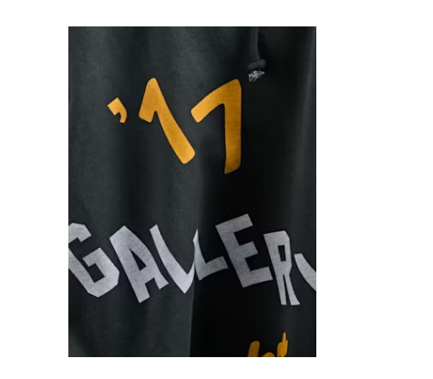 Gallery Dept. Boxing Merch Full Zip Hoodie Wahed Black