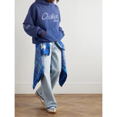 Gallery Dept. Distressed Hoodie  02