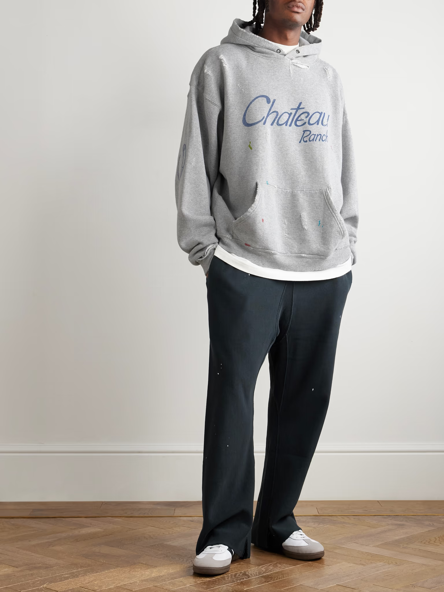 Gallery Dept. Distressed Hoodie 