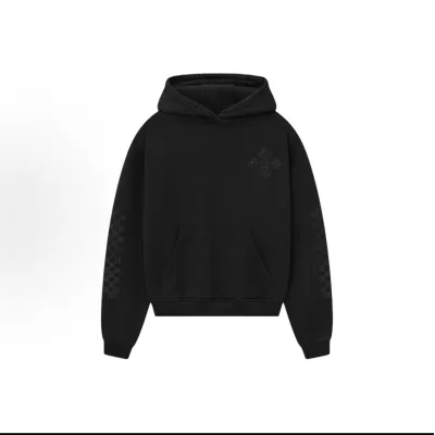 Rhude Hoodie Black 01