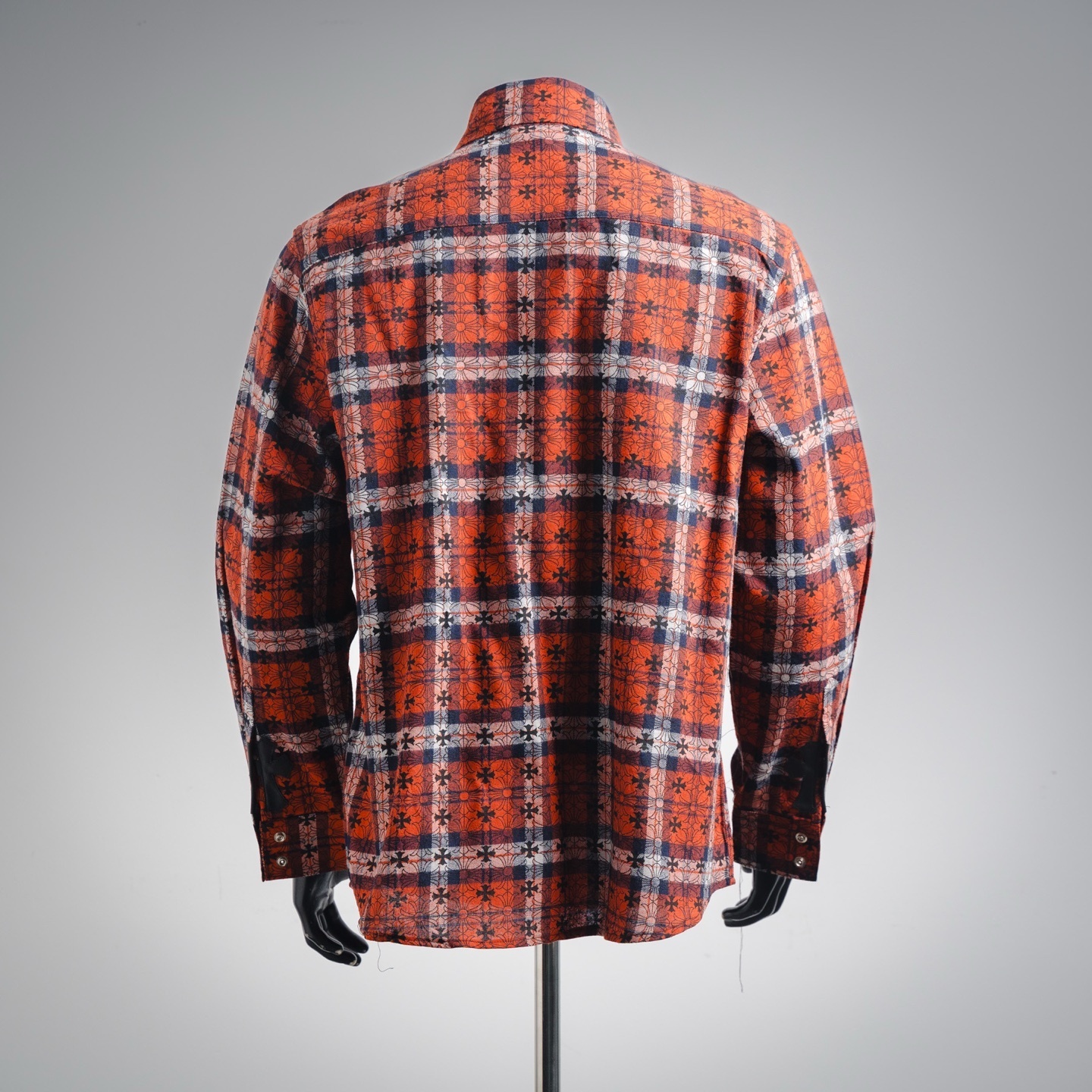 Chrome Hearts Monogram Cross Flannel Red Plaid