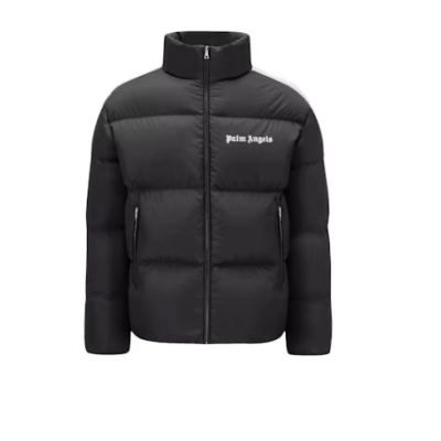 Moncler x Palm Angels Rodman Short Down Jacket Black 01
