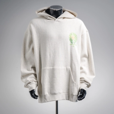 Chrome Hearts Cross Hoodie White Green 02