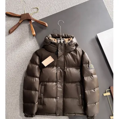 Burberry Puffer Jacket Brown  01