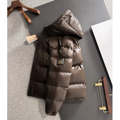 Burberry Puffer Jacket Brown  02