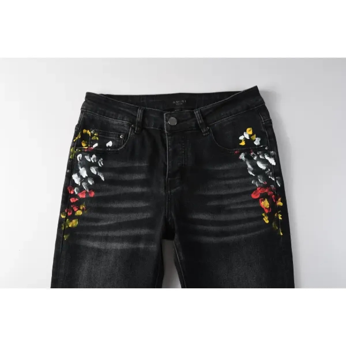 Amiri Jean Black Print