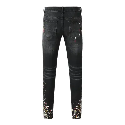 Amiri Jean Black Print 02