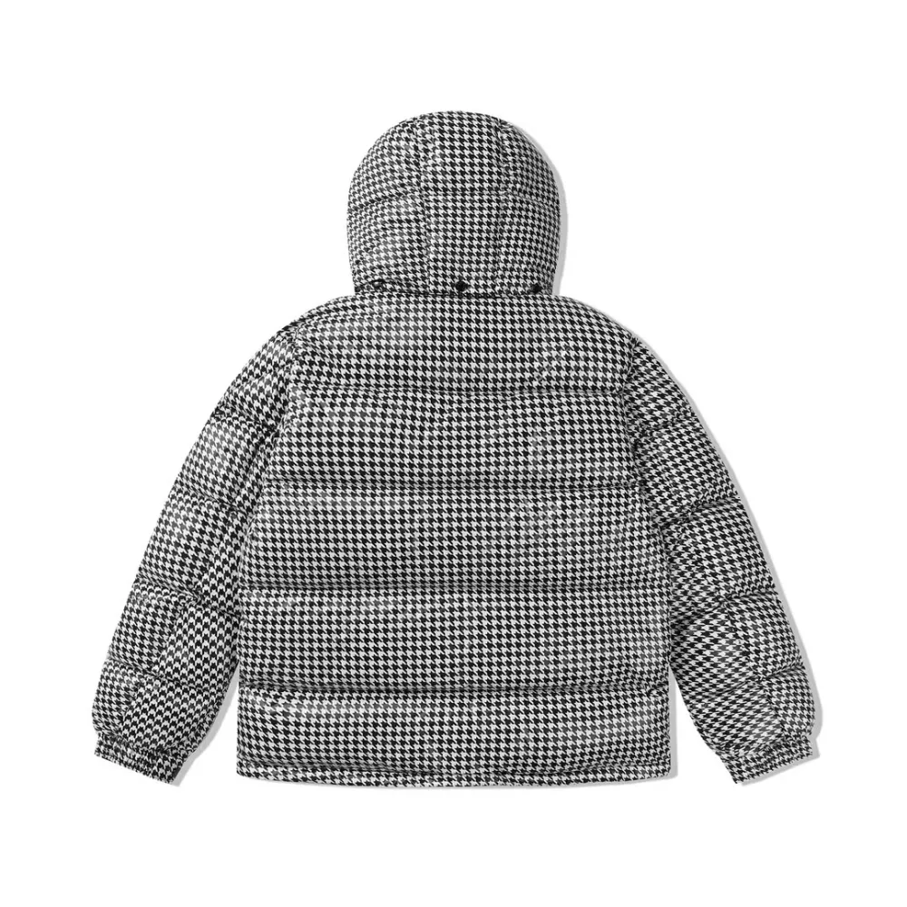 Moncler Short Down Jacket Black White
