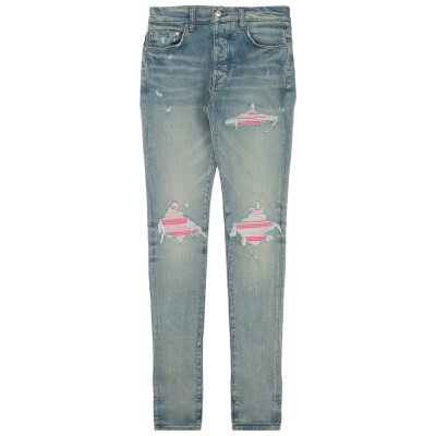 Amiri Jean Blue Pink 01