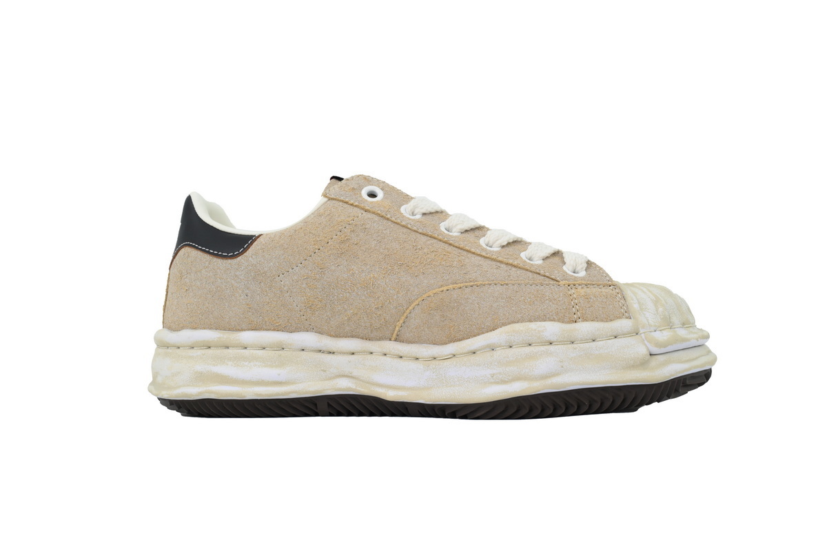 Maison Mihara Yasuhiro Blakey OG Sole Vintage Suede Low White Beige
