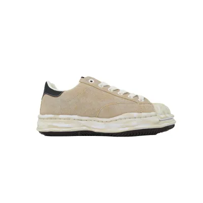 Maison Mihara Yasuhiro Blakey OG Sole Vintage Suede Low White Beige 02