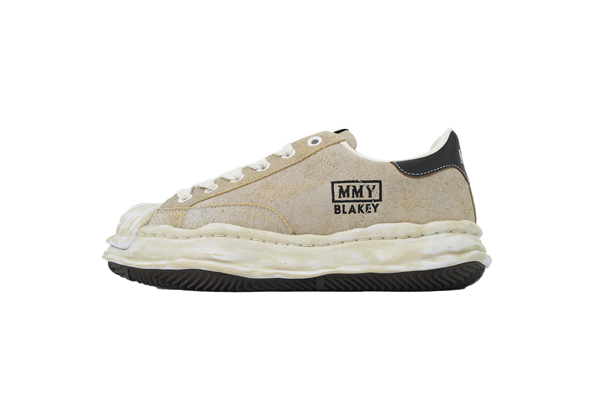 Maison Mihara Yasuhiro Blakey OG Sole Vintage Suede Low White Beige