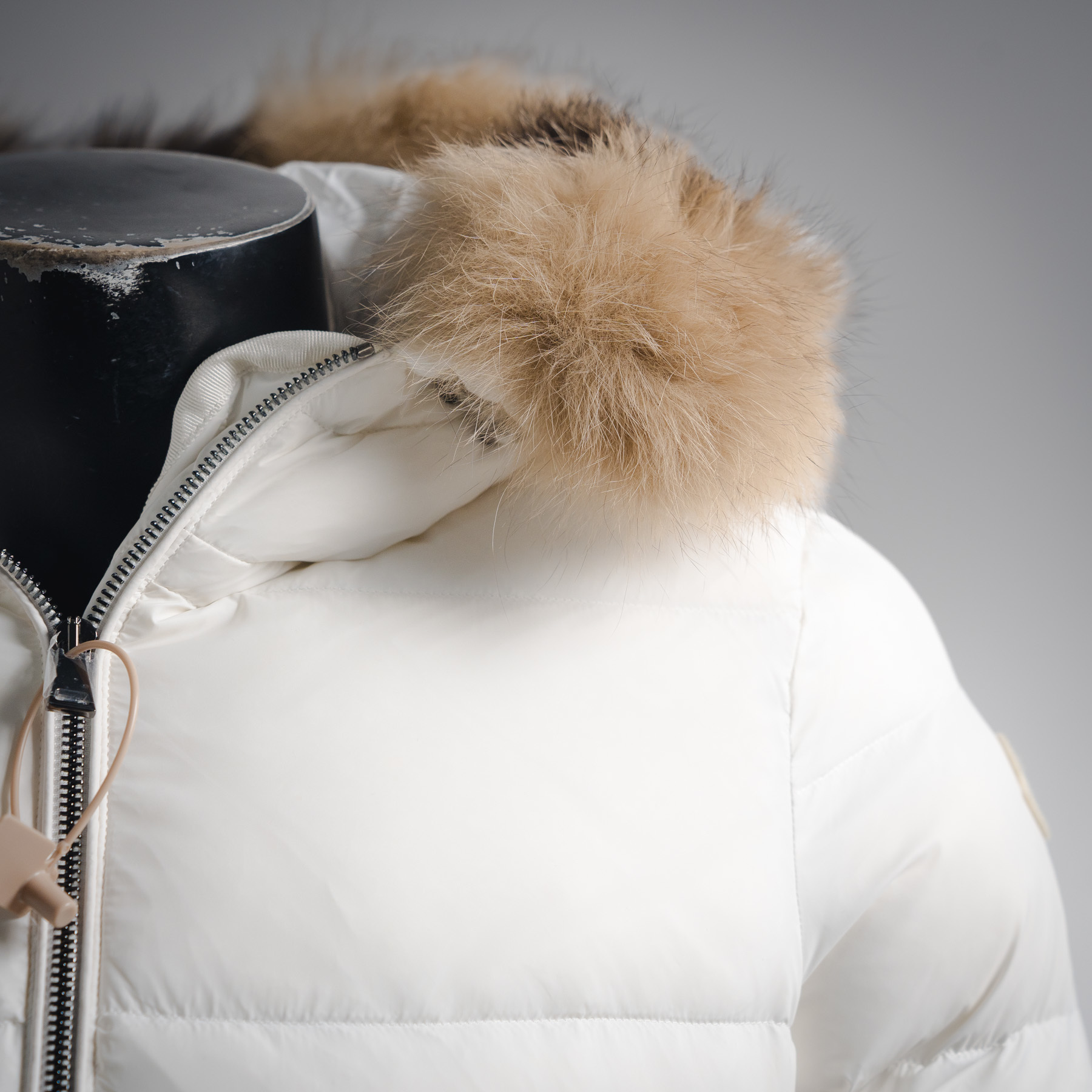 Moncler Shearling-Trim Boed Puffer Jacket